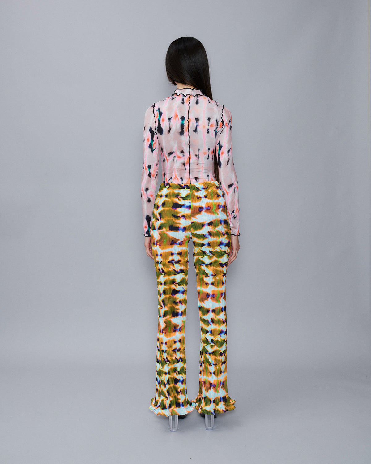 Rose Trousers in Orange Wallace