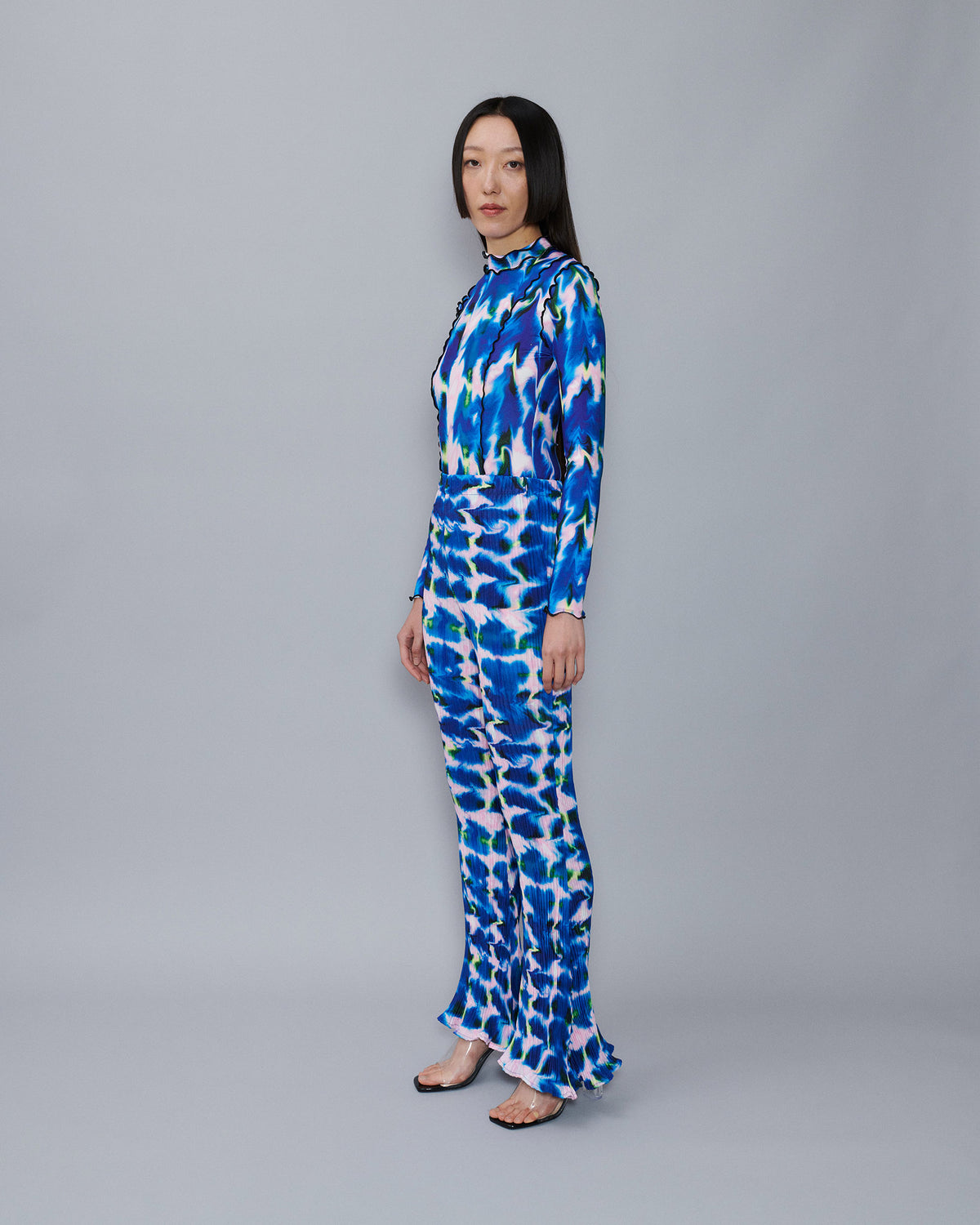 Rose Trousers in Blue Wallace