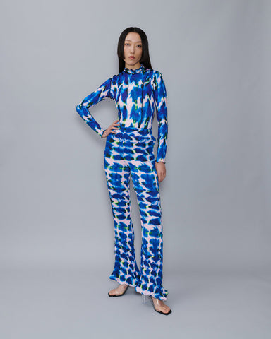 Rose Trousers in Blue Wallace