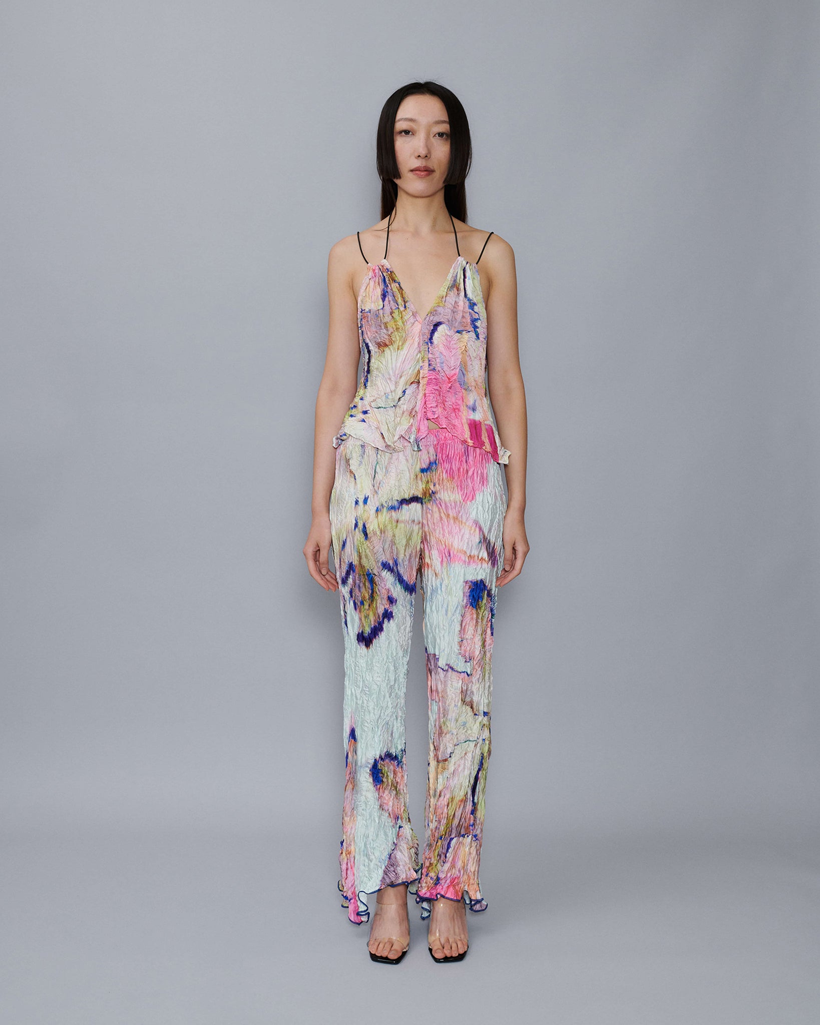 Daliah Trousers in Light Hilde