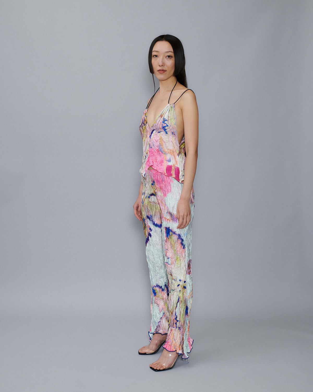 Daliah Trousers in Light Hilde