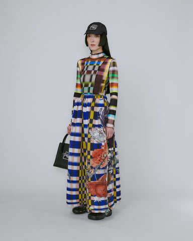 Handpleated Gaia Skirt in Lucas